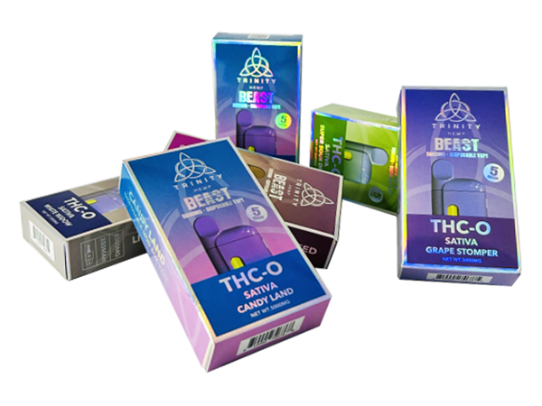 镭射银电子烟盒